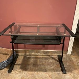 Glass desk
